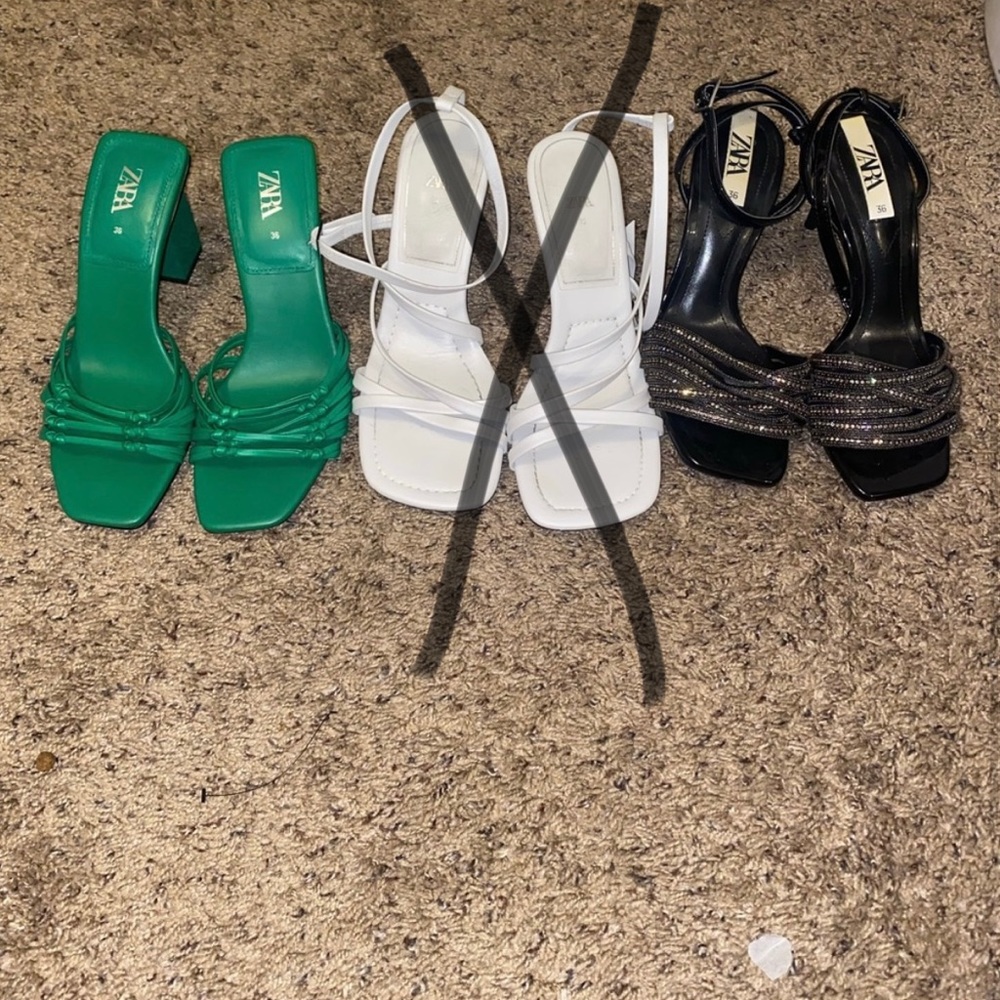 Zara heels only black available